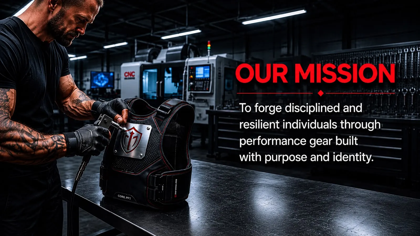 Iron Templar Mission - Crafting Premium Training Gear for Athletes